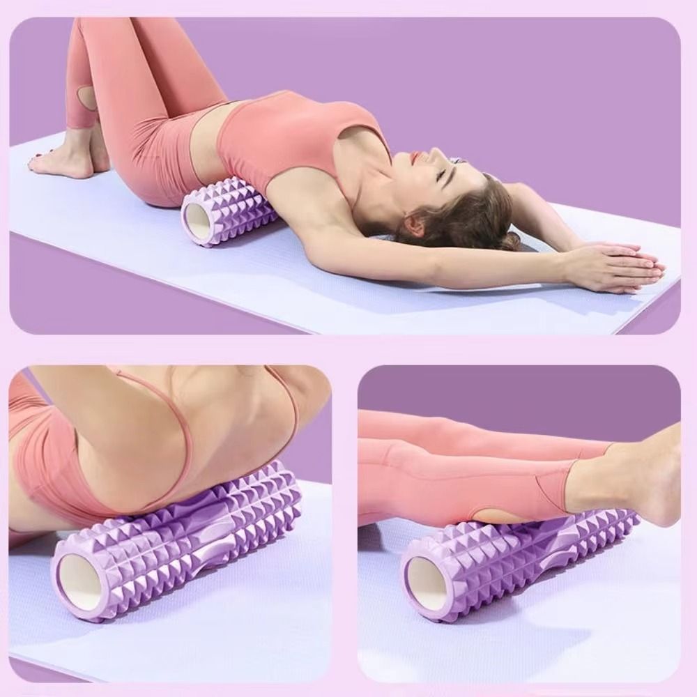 EVA Foam Fitness Back Roll Tri - Yoga Fitness Exercises recension och pris