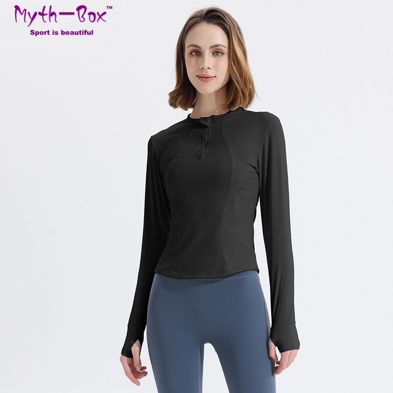 Autumn Women Yoga Shirts Long  - Yoga Fitness Qc recension och pris