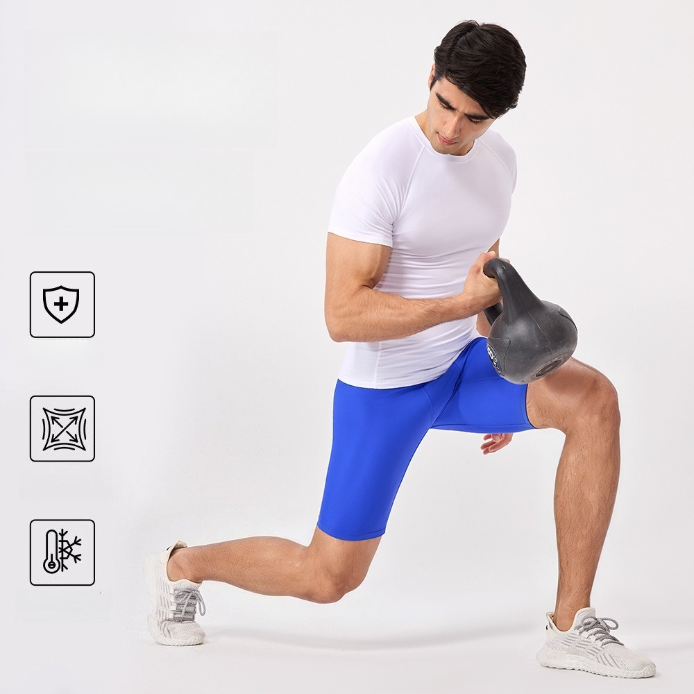 Men 5 Inch Compression Yoga Sh - Yoga Fitness Training recension och pris