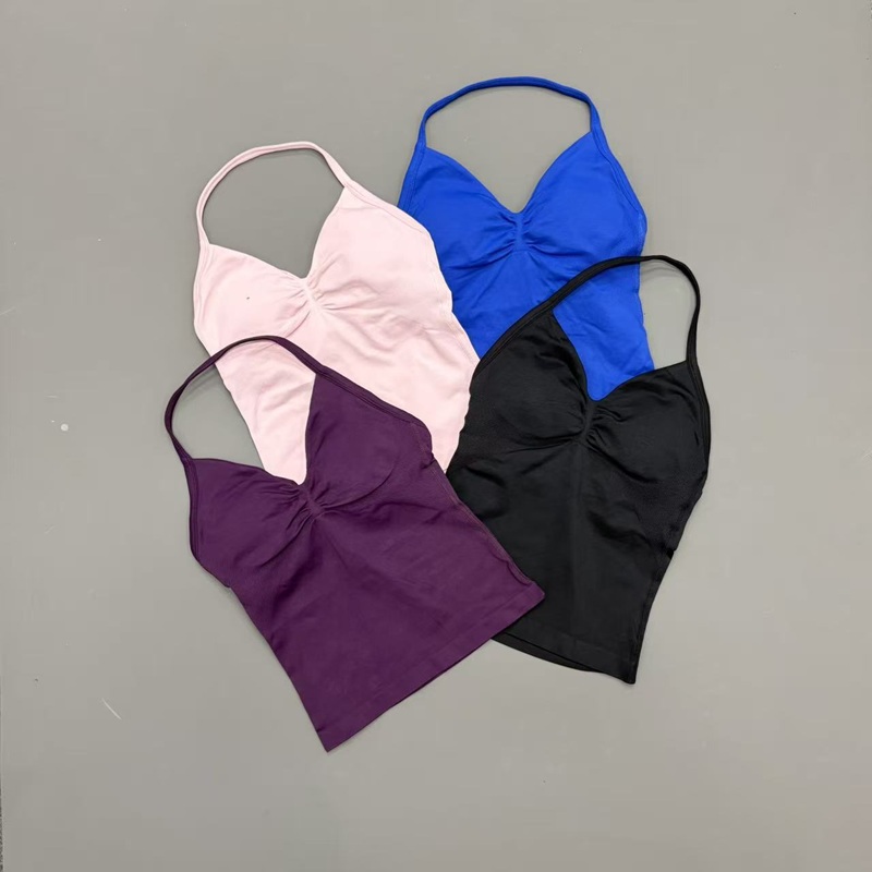 Gym Women Sports Tank Top Seam - Yoga Fitness Tapis recension och pris