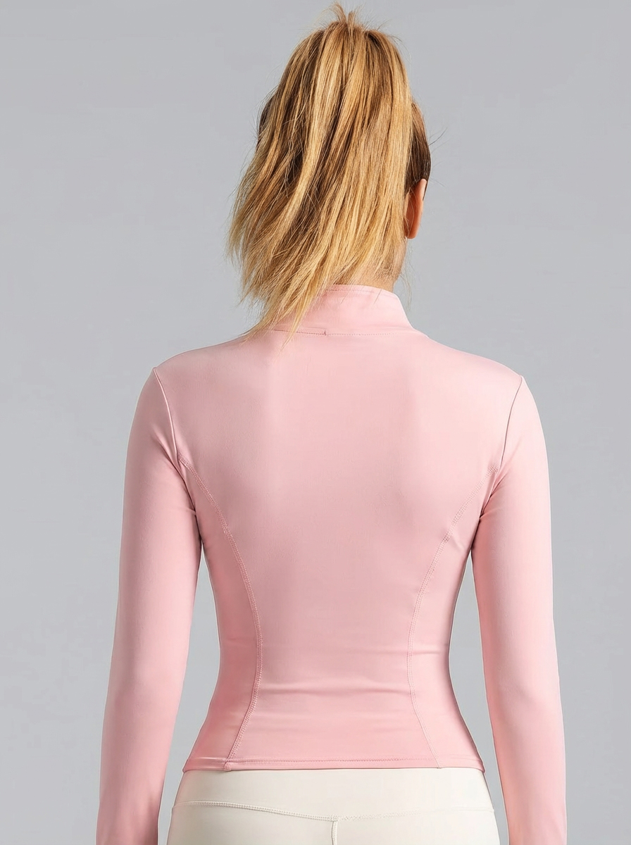 New Women Light Pink Yoga Coat - Yoga Fitness Usa recension och pris