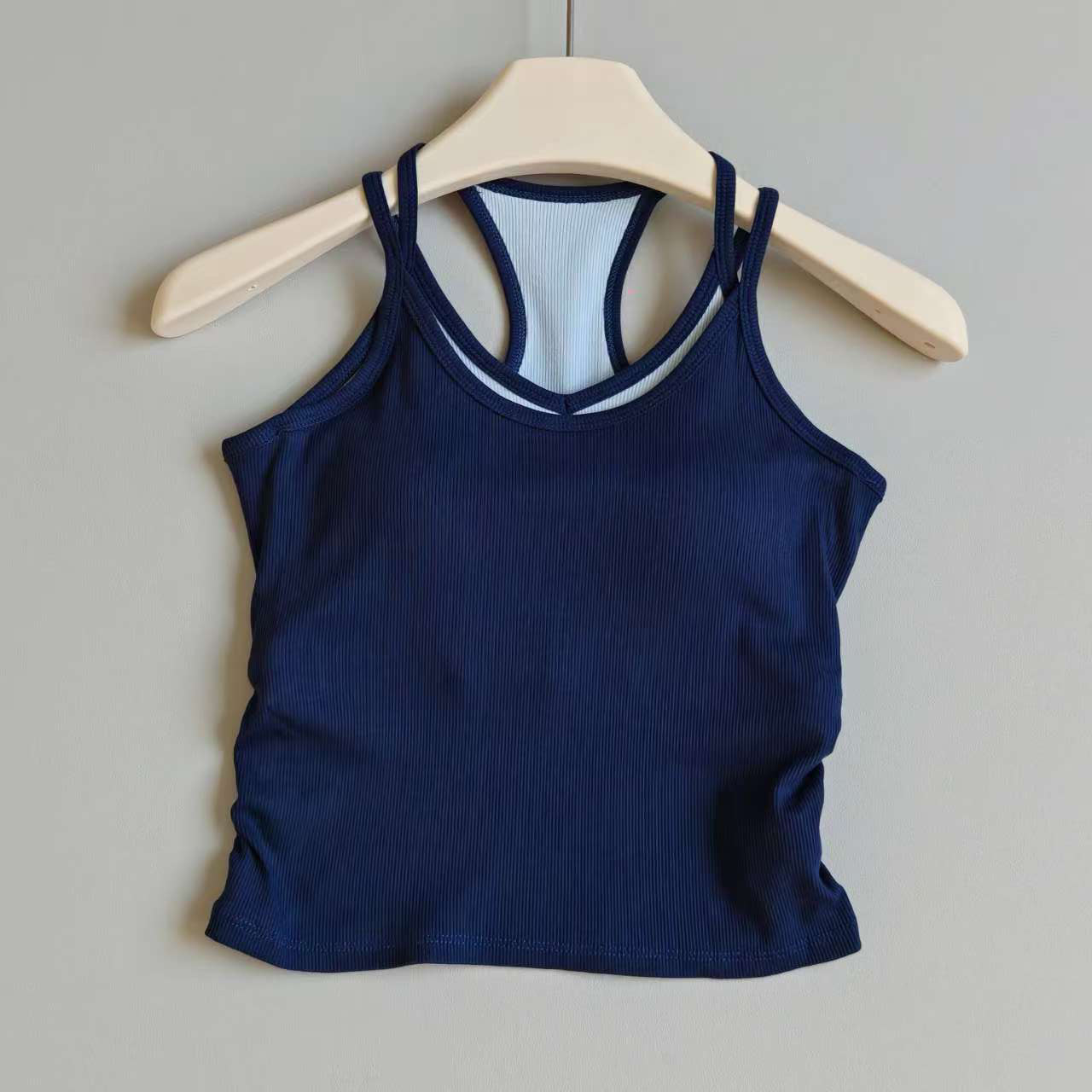 Contrast Color Yoga Vest for W - Yoga Fitness Tapis recension och pris