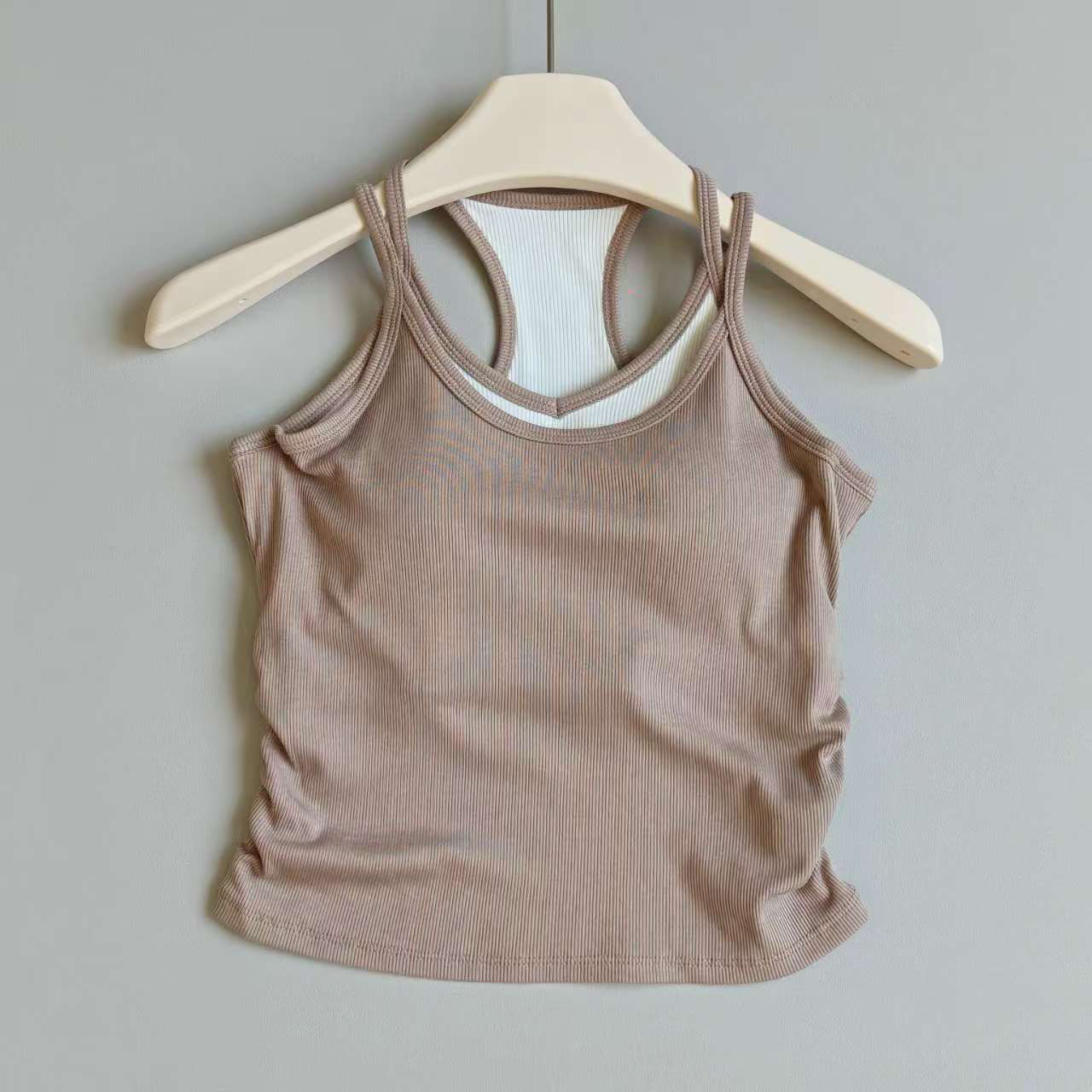 Contrast Color Yoga Vest for W - Yoga Fitness Tapis recension och pris