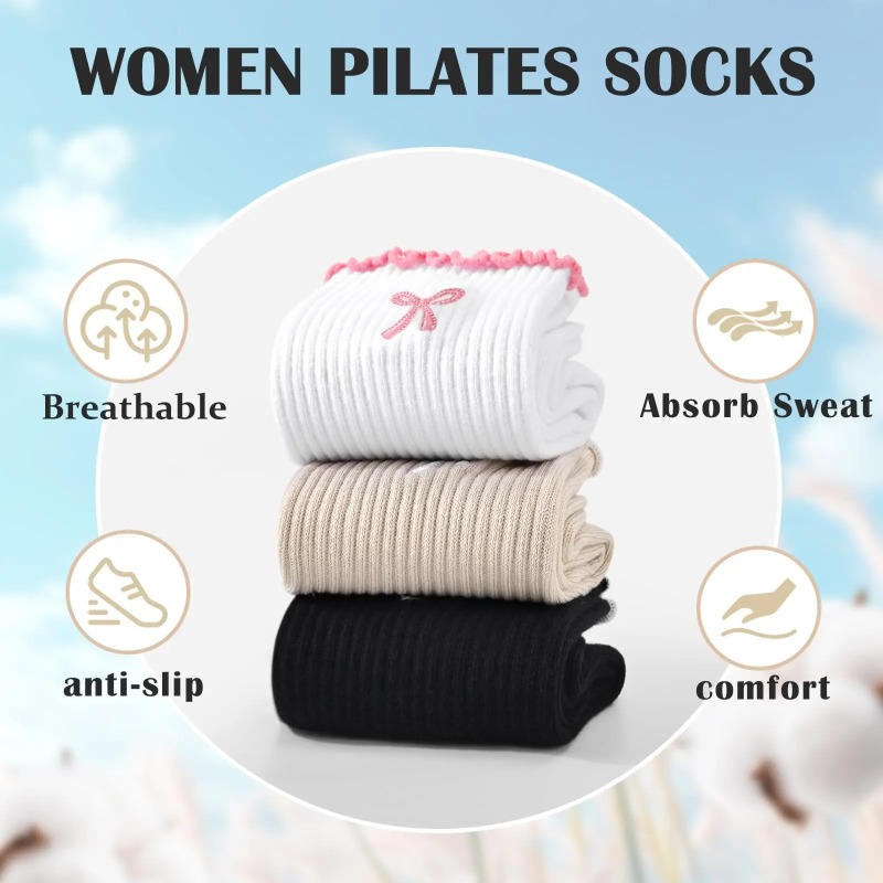 Professional Yoga Socks, Cotto - Yoga Fitness Usa recension och pris