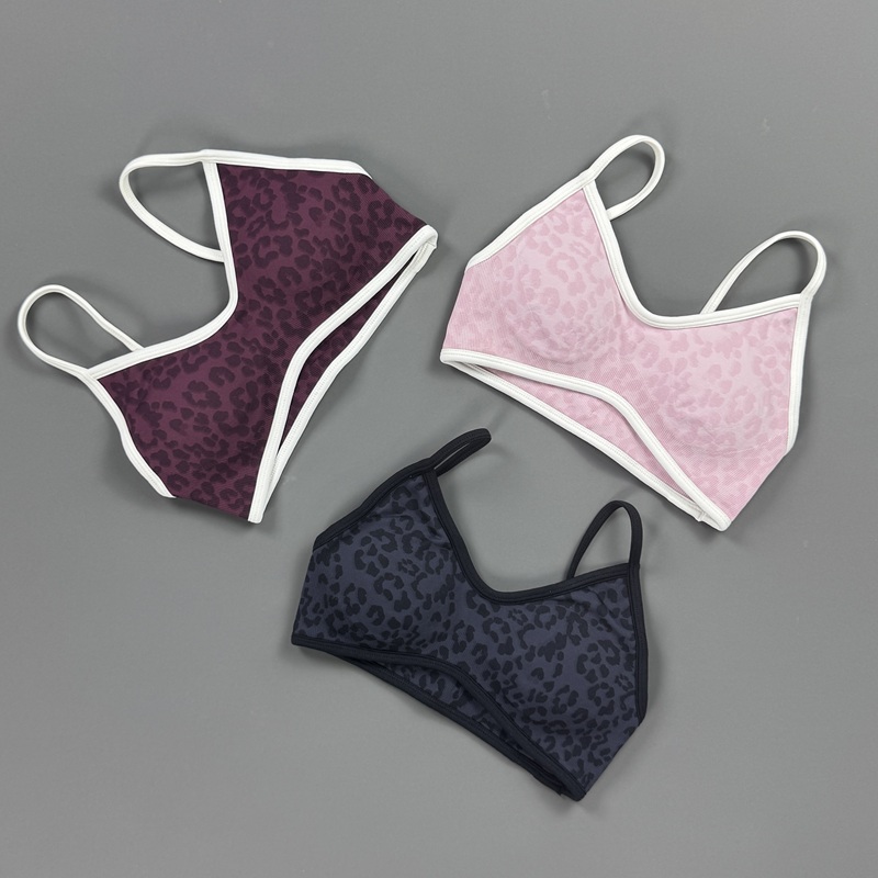 Sports Bra Women Leopard Print - Yoga Fitness Exercises recension och pris