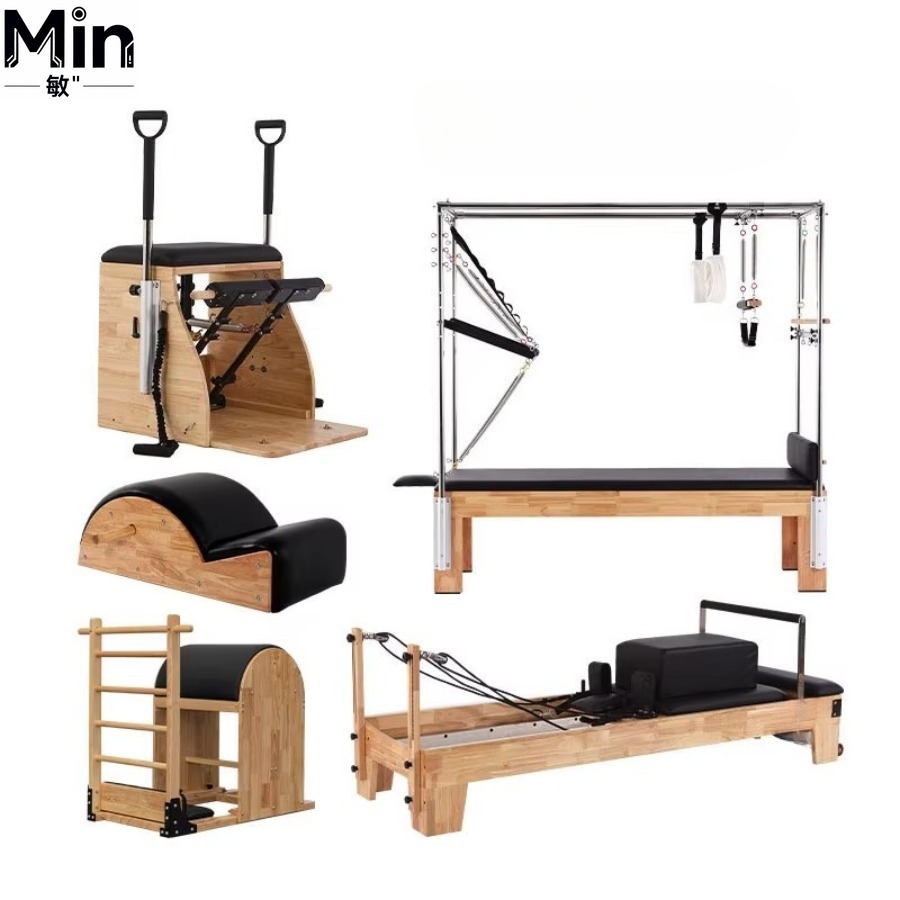 5 Pcs Set Wood Pilates Reforme - Yoga Fitness Pilates Reformer recension och pris