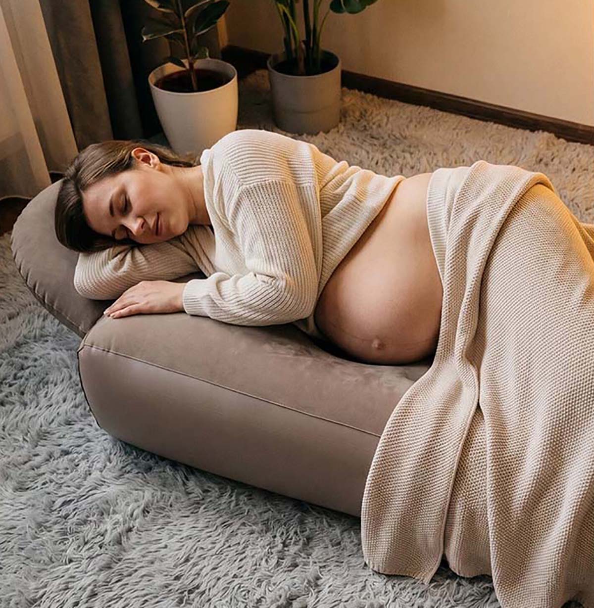 Inflatable Pregnancy Pillow Yo - Yoga Fitness Tapis recension och pris
